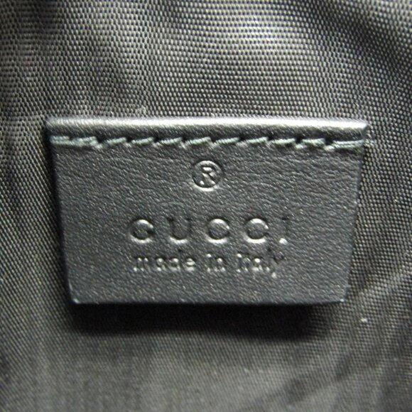 GUCCI Black Leather Shoulder Bag - Picture 10 of 12